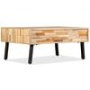 vidaXL Coffee Table Solid Reclaimed Teak 90x65x40 cm