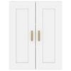 vidaXL Wall Cabinet White 69.5x32.5x90 cm Engineered Wood