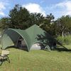 vidaXL Teepee Tent with Roof Green and Grey 600 x 600 x 347 cm