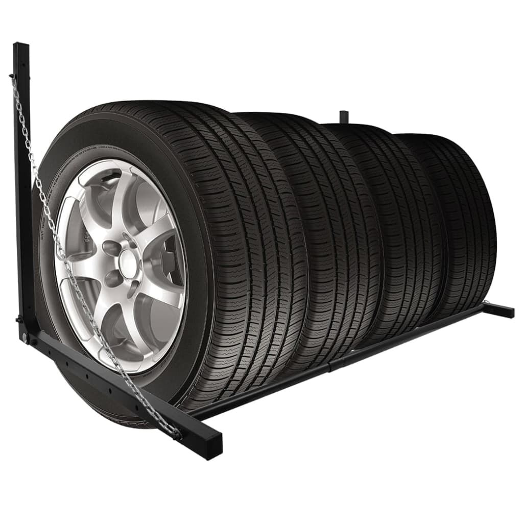 Wall mounted tyre hot sale rack