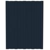 vidaXL Roof Panels 36 pcs Galvanised Steel Anthracite 60x45 cm