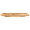 vidaXL Table Top 80x40x3.8 cm Oval Solid Wood Mango