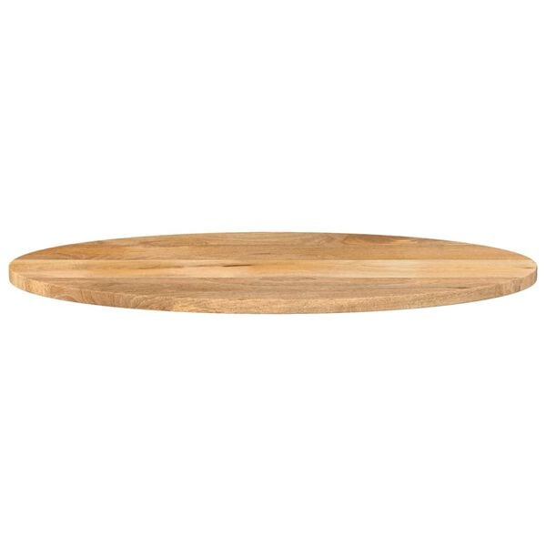 vidaXL Table Top 80x40x3.8 cm Oval Solid Wood Mango