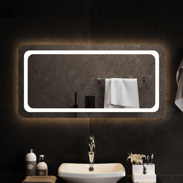 vidaXL LED Bathroom Mirror 100x50 cm