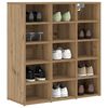 vidaXL Shoe Cabinet Artisan Oak 77.5 x 30 x 83.5 cm Engineered Wood