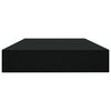 vidaXL Bookshelf Boards 4 pcs Black 100x10x1.5 cm Engineered Wood