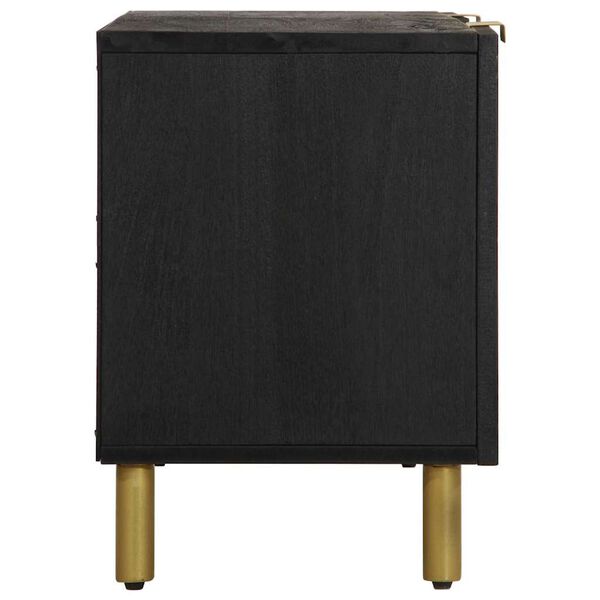vidaXL TV Cabinet Black 105x33x46 cm Engineered Wood
