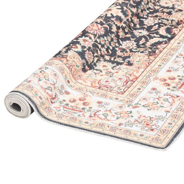 vidaXL Printed Rug Washable Foldable Multicolour 160x230 cm Polyester