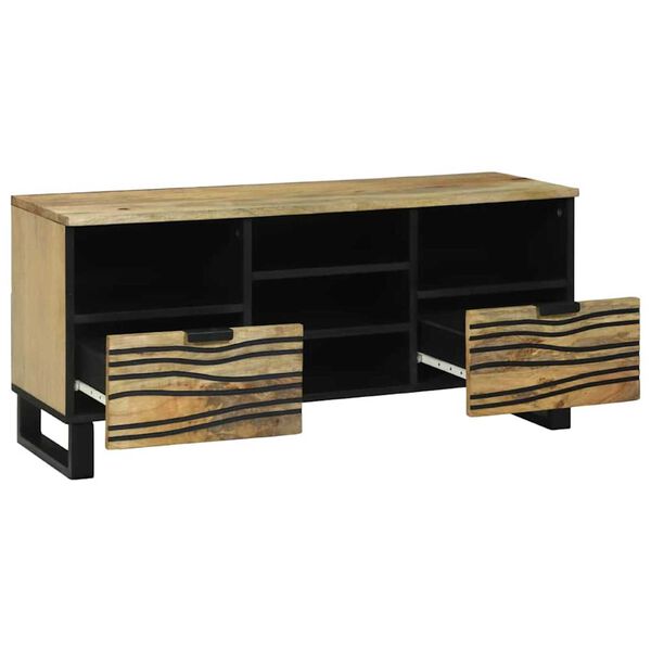 vidaXL TV Units with Drawer Brown 100 x 33 x 46 cm Engineered wood