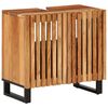 vidaXL 2 Piece Bathroom Furniture Set Solid Wood Acacia