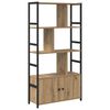 vidaXL Bookshelf 80 x 30 x 155.5 cm Engineered Wood Artisan Oak