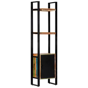 vidaXL Bookshelf | Various wood tones | Reclaimed wood and powder-coated iron
