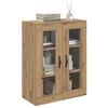 vidaXL Wall Mounted Cabinet Artisan Oak 69.5 x 34 x 90 cm