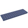 vidaXL Self-adhesive Stair Mats Striped 15 pcs Blue 65 x 21 x 4 cm