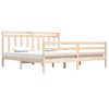 vidaXL Bed Frame without Mattress 200x200 cm Solid Wood