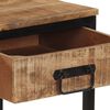 vidaXL Console Table 100x35x70 cm Solid Rough Wood Mango