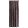 vidaXL Velvet Curtains with Curtains 2 pcs Brown 225 x 140 cm Velvet