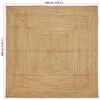 vidaXL Area Rug Beige 300 x 300 cm Jute