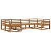 vidaXL Outdoor Sofa Set 6 pcs Natural Solid Acacia Wood