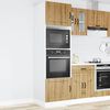 vidaXL Oven Cabinets 2 pcs Lucca Artisan Oak Engineered Wood