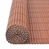 vidaXL Double-Sided Garden Fence 110x300 cm Brown
