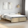 vidaXL Bed Frame without Mattress Sonoma Oak 150x200 cm King Size