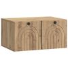 vidaXL Wall-Mounted TV Cabinet Artisan Oak 59.5 x 41 x 30 cm