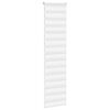 vidaXL Zebra Blind White 55x230 cm Fabric Width 50.9 cm Polyester