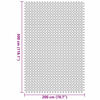 vidaXL Tent Carpet Anthracite 300 x 200 cm Polyester