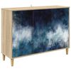vidaXL Sideboard RAALTE Sonoma 102 x 33 x 75 cm Engineered Wood