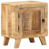 vidaXL Bedside Cabinet 2 pcs 40x32x46 cm Solid Wood Rough Mango