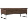 vidaXL Coffee Table Brown Oak 100x50x40 cm Engineered Wood and Metal