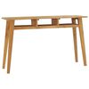 vidaXL Console Table 120x35x75 cm Solid Teak Wood