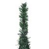 vidaXL Christmas Tree with LED String Lights Green 150 x 150 cm PVC