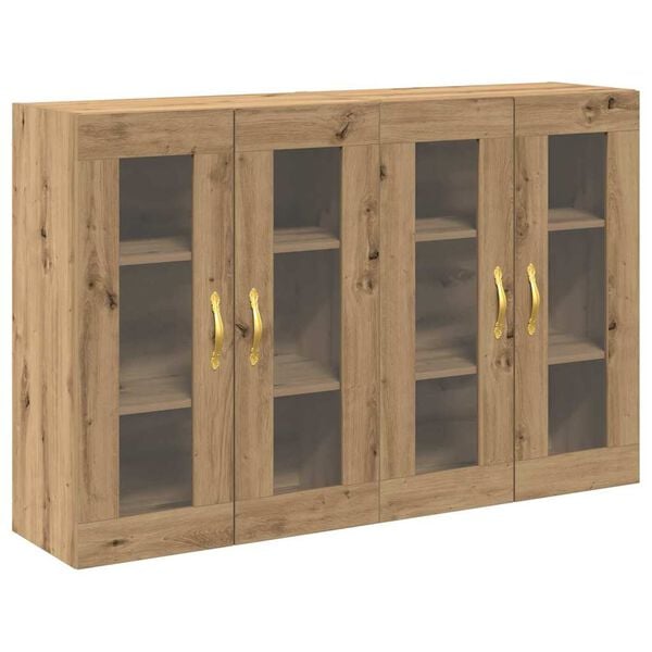 vidaXL Wall Cabinets 2 pcs Artisan Oak 69.5 x 34 x 90 cm