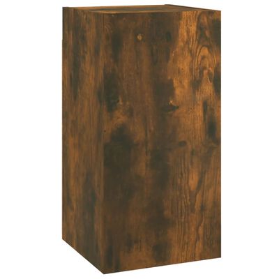 vidaXL TV Cabinets 2 pcs Smoked Oak 30.5x30x60 cm Engineered Wood