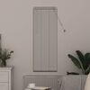 vidaXL Window Blind with Curtains Manual White Aluminium
