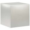 vidaXL Plant Stand Silver 40 x 40 x 40 cm Steel