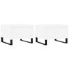 vidaXL Coffee Tables 2 pcs White 50x46x35 cm Engineered Wood