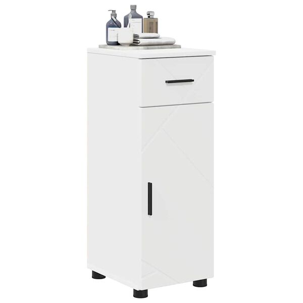 vidaXL Bathroom Cabinet White 30 x 35 x 80 cm Engineered wood & Metal