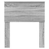 vidaXL Headboard with Headboard Grey Sonoma 75 cm Engineered wood