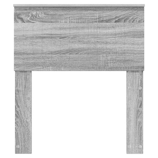 vidaXL Headboard with Headboard Grey Sonoma 75 cm Engineered wood