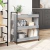 vidaXL Kitchen Trolley Grey Sonoma 70x30x82 cm Engineered Wood
