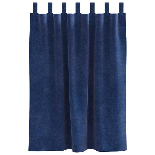 vidaXL Blackout Curtains 2 pcs Dark Blue 140 x 140 cm Velvet