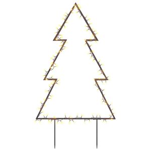 vidaXL Christmas Light Decoration with Spikes Tree 115 LEDs 90 cm