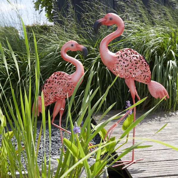 Luxform Solar LED Deco Garden Light Flamingo Pink 30111