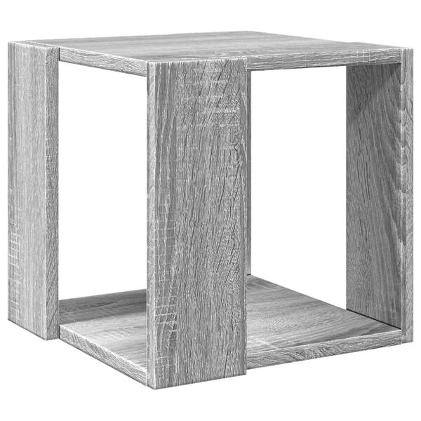 vidaXL Coffee Table Grey Sonoma 32x32x30 cm Engineered Wood