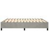 vidaXL Box Spring Bed Frame Light Grey Super King Velvet (UK/IE/FI/NO only)