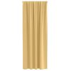 vidaXL Blackout Curtains with Rings 2 pcs Beige 245 x 140 cm Polyester