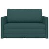 vidaXL Sofa Bed Dark Green 124 x 71 x 78 cm Velvet